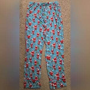 Mens Posh Peanut Jolly Saint Nick Christmas Santa Pajama Pants